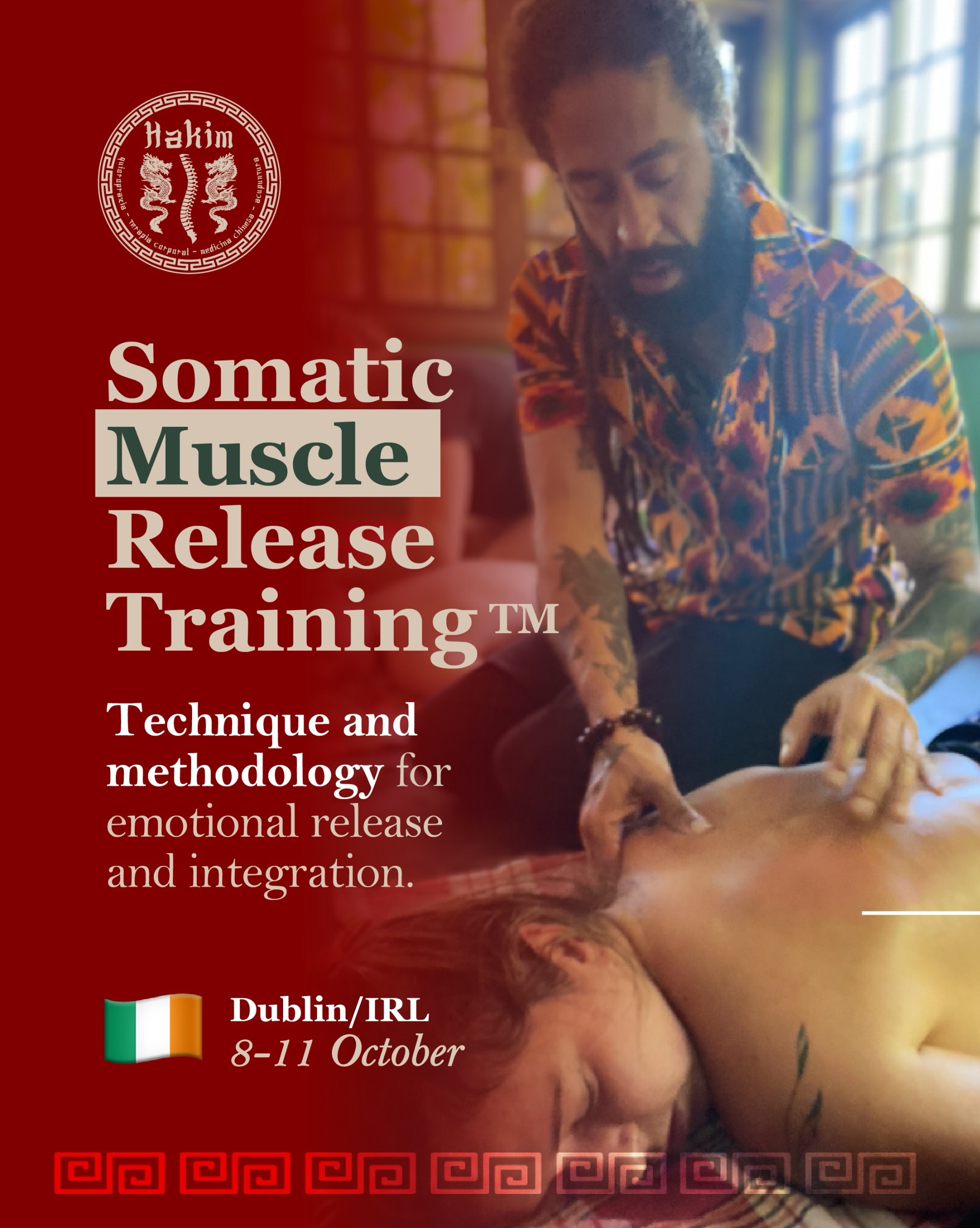 Hakim Terapia Somática Facebook ad: The body keeps memories of the history we…
