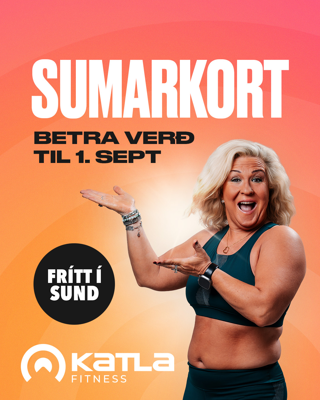 Katla Fitness Facebook ad from May 6, 2026
