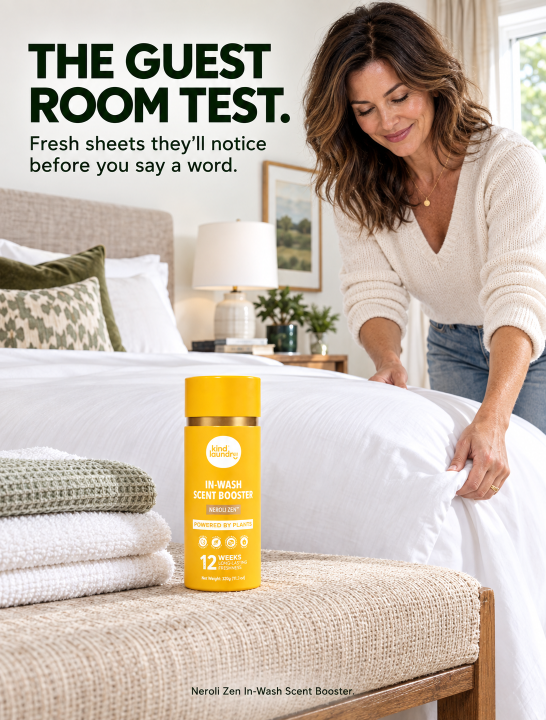Kind Laundry Facebook ad: The Scent That Registers Before Anything Else Does