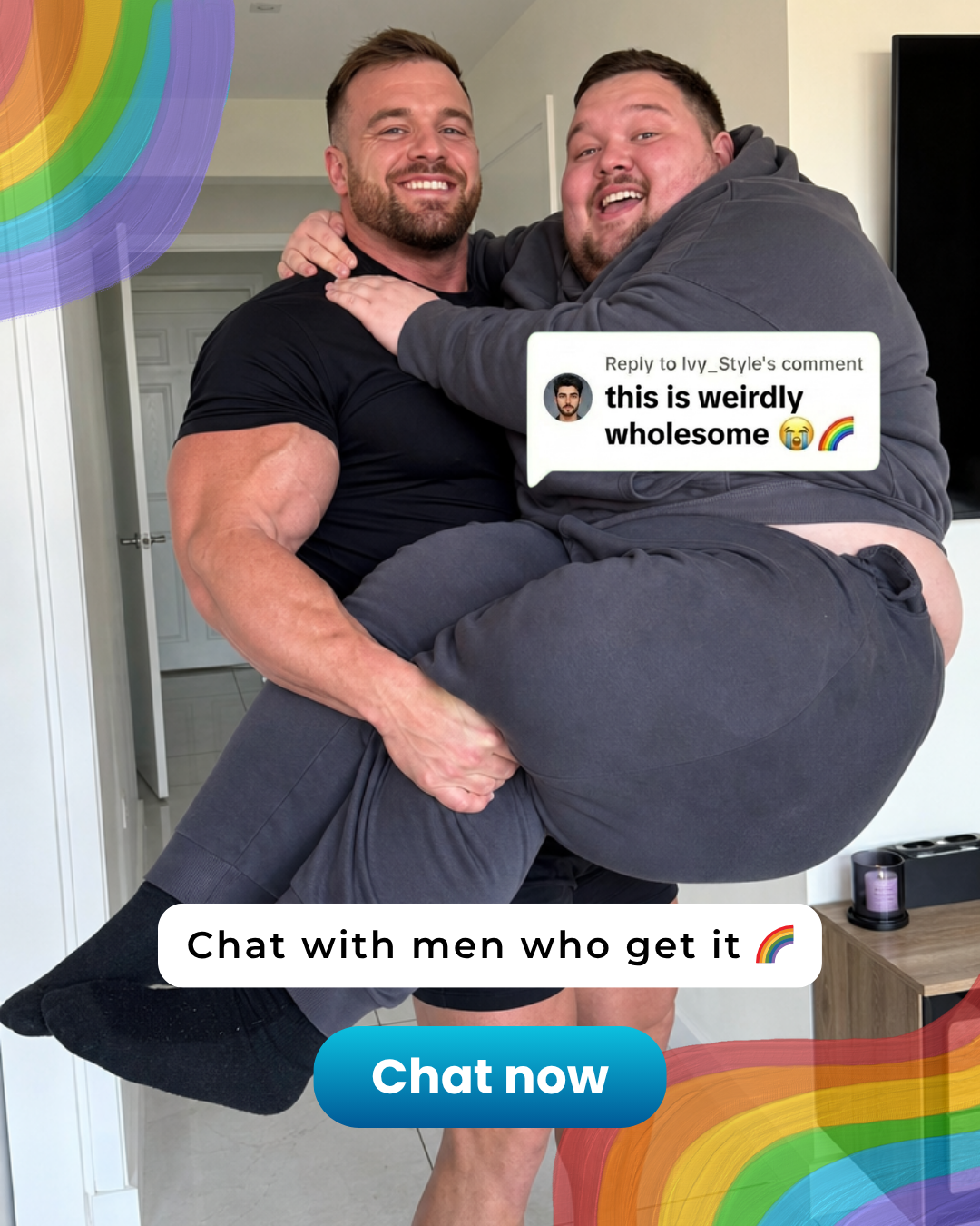Pride Match Facebook ad