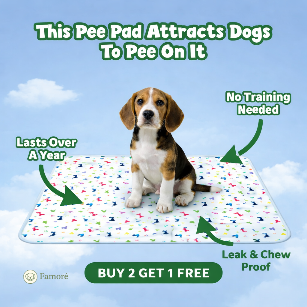 Famoré Pet Facebook ad: FREE PAD WITH EVERY BUNDLE