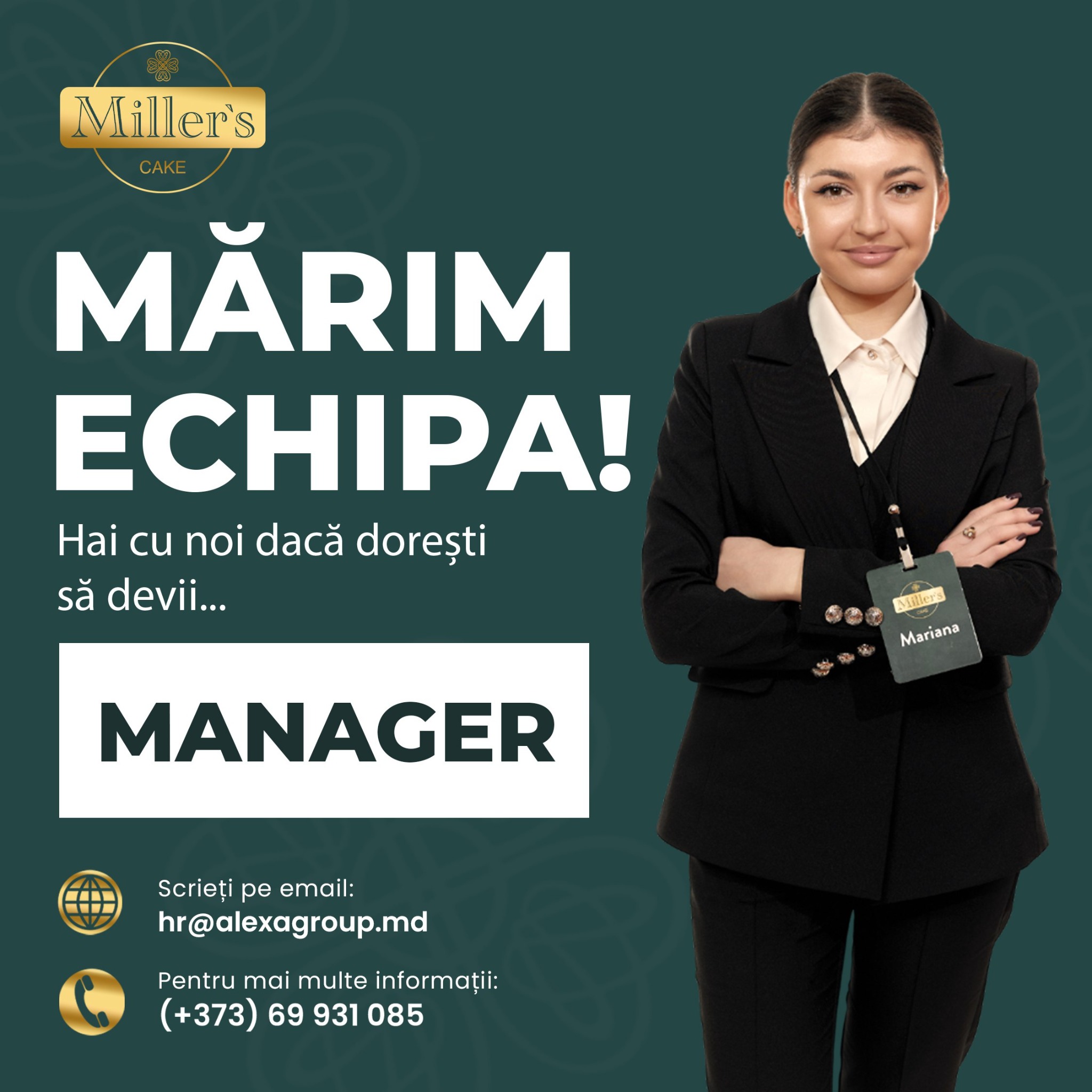 ALEXA GROUP Facebook ad: Trimite-ne CV