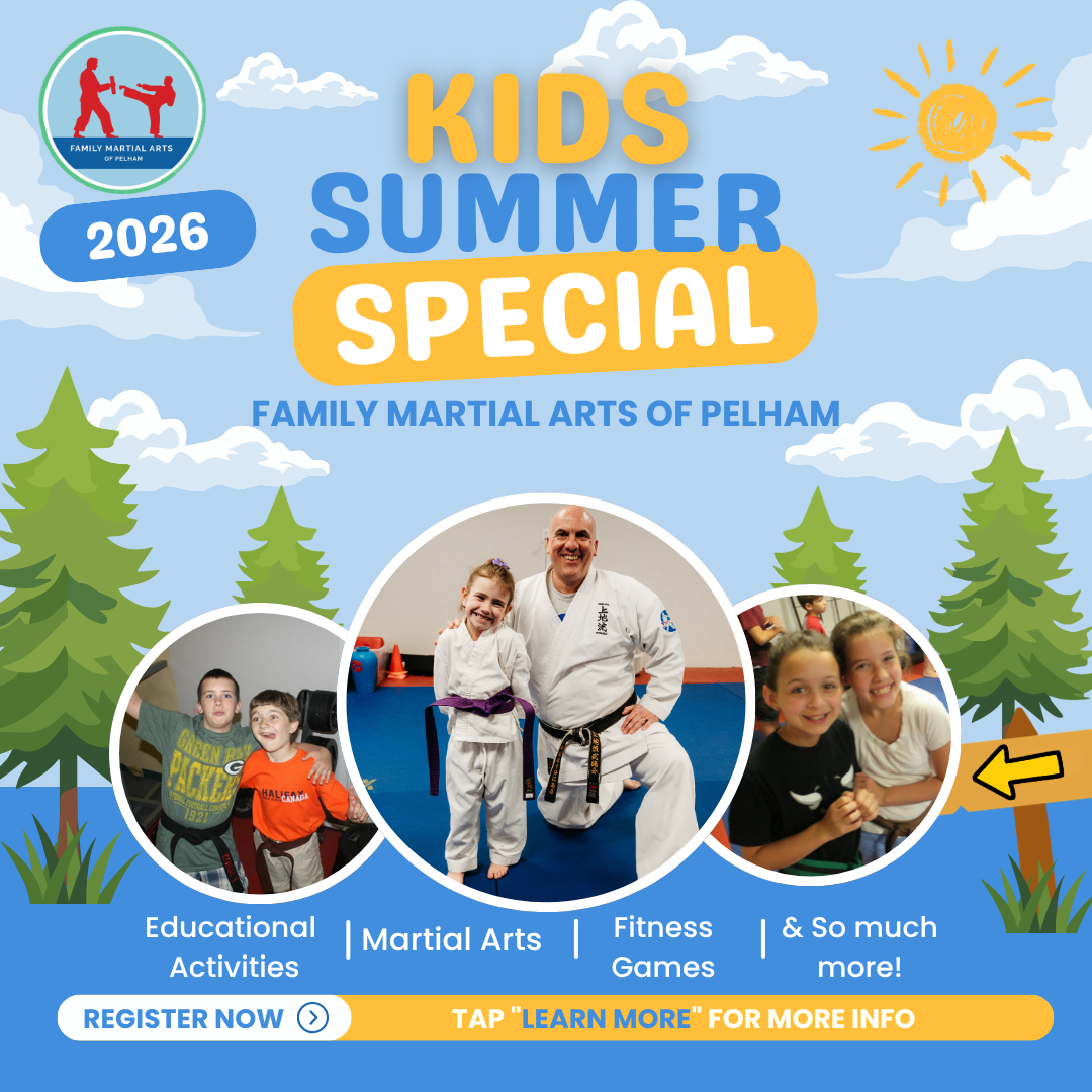 Family Martial Arts of Pelham Facebook ad: Kids Summer Programs & Camps