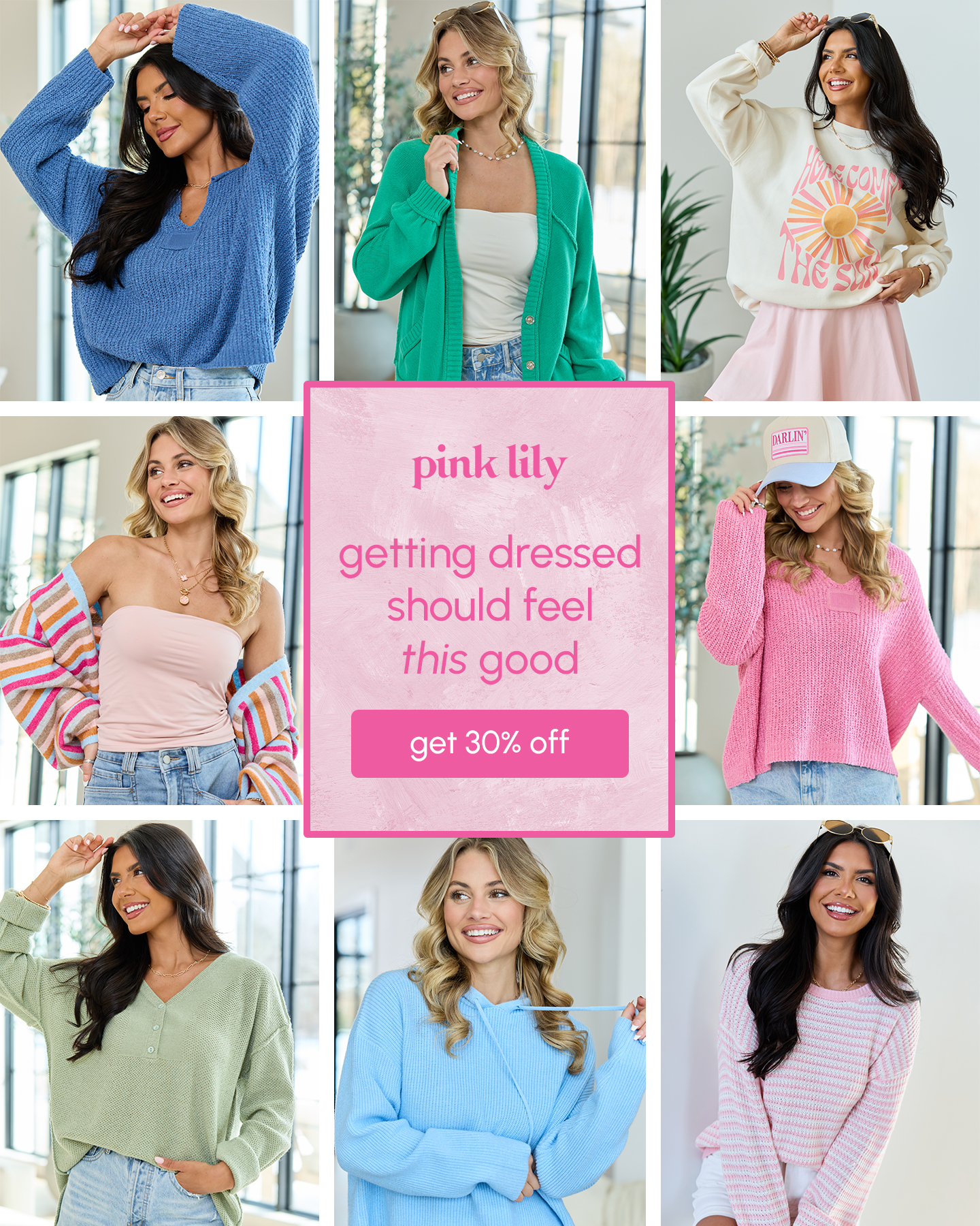Pink Lily Facebook ad