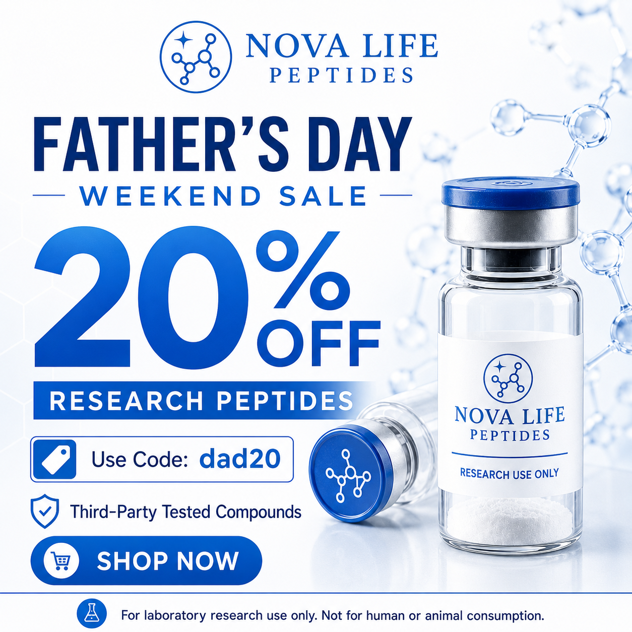 Nova Life Peptides Facebook ad