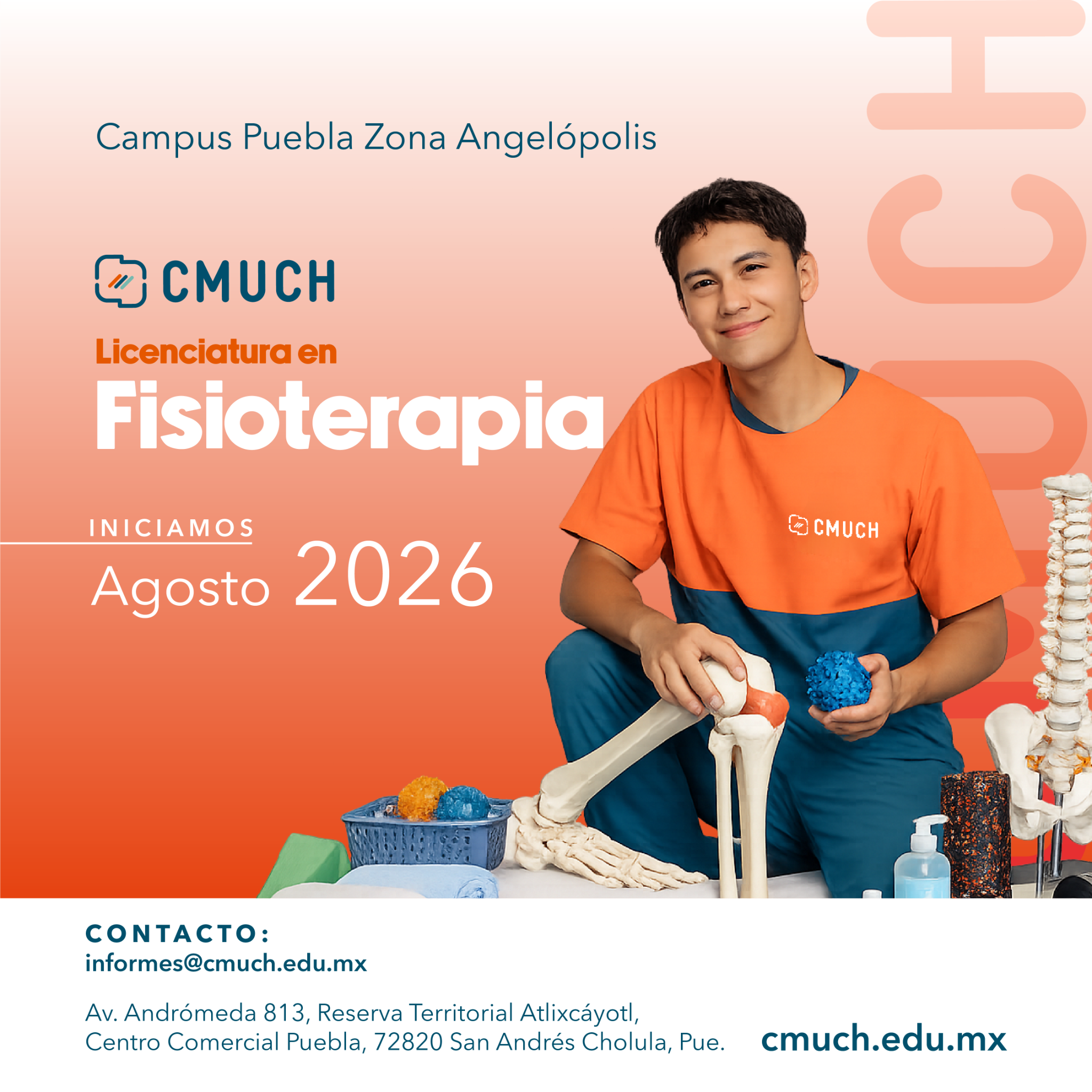 CMUCH Puebla Facebook ad: Inscríbete hoy • CMUCH Puebla