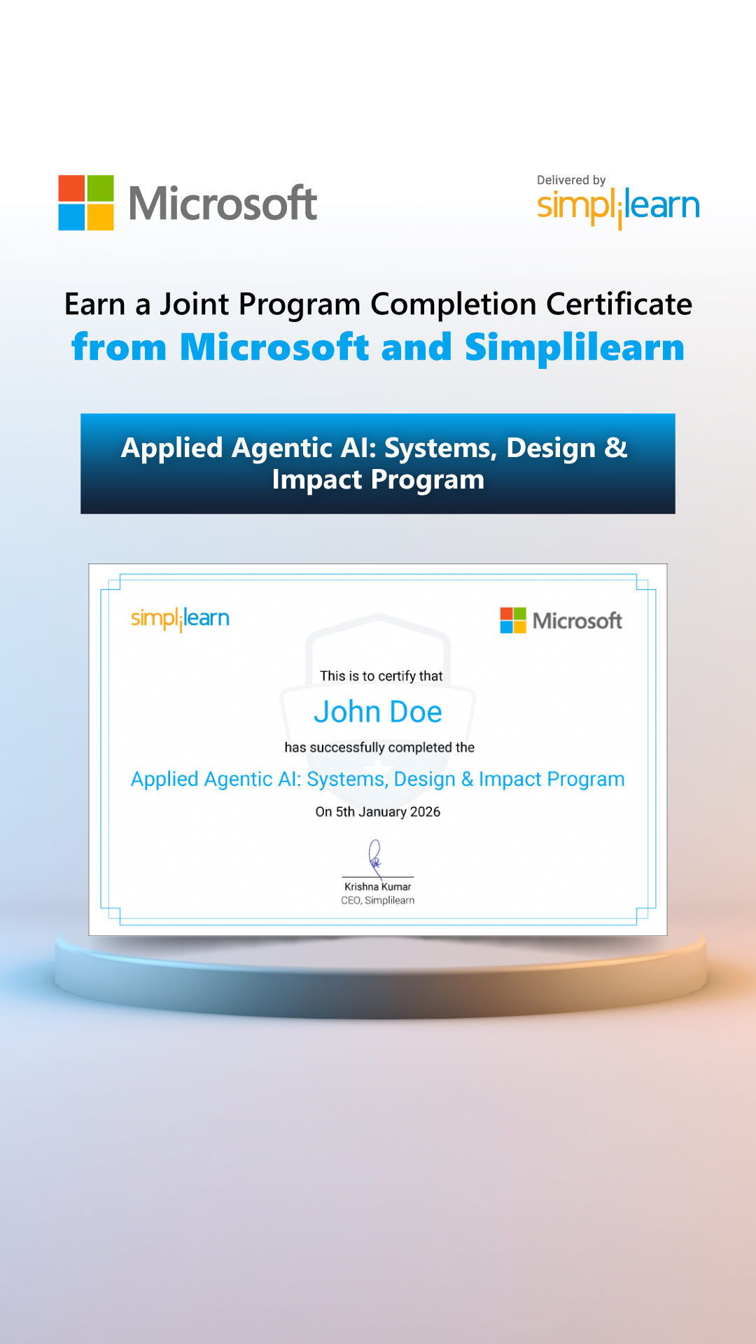 Simplilearn Facebook ad