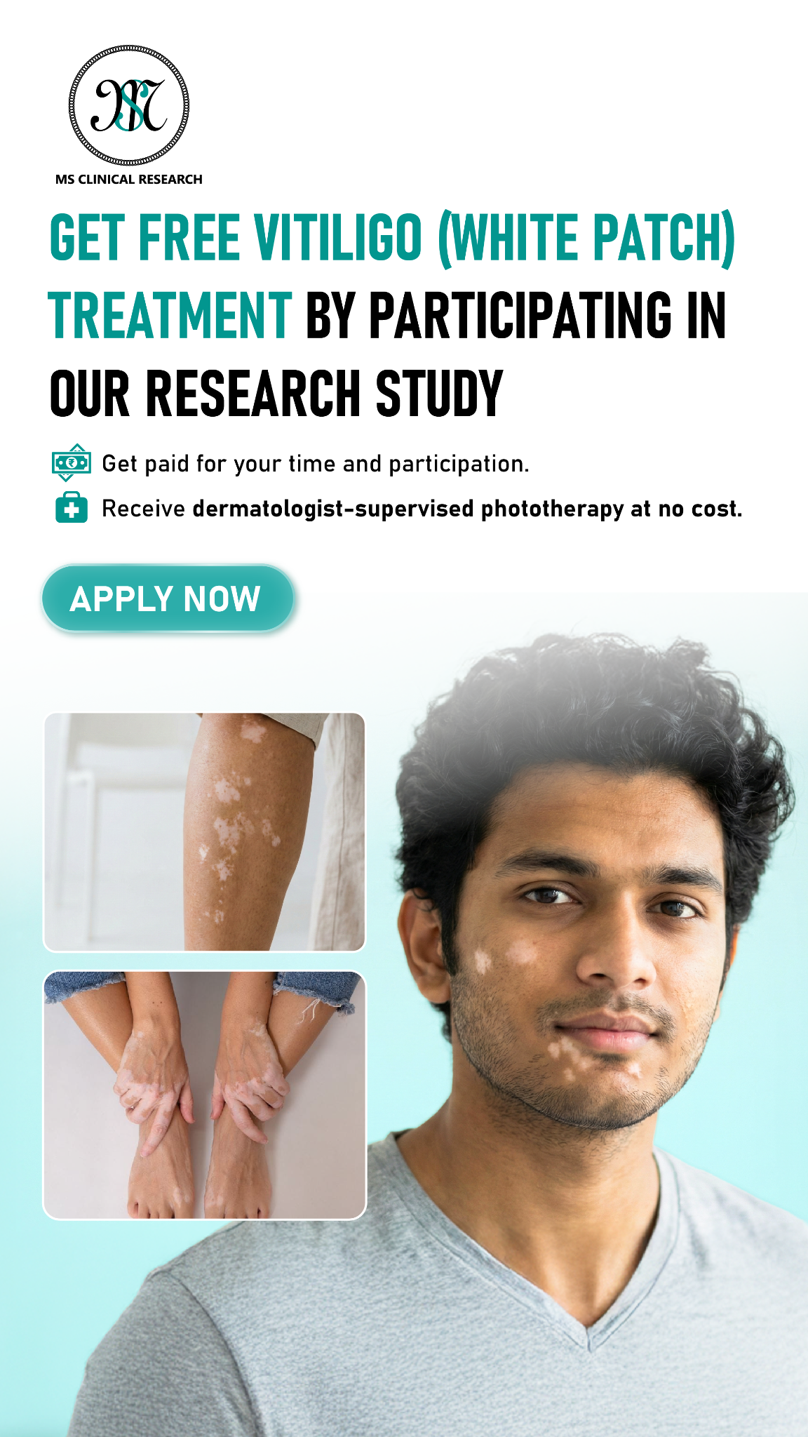 MS Clinical Research Facebook ad: Chat with us
