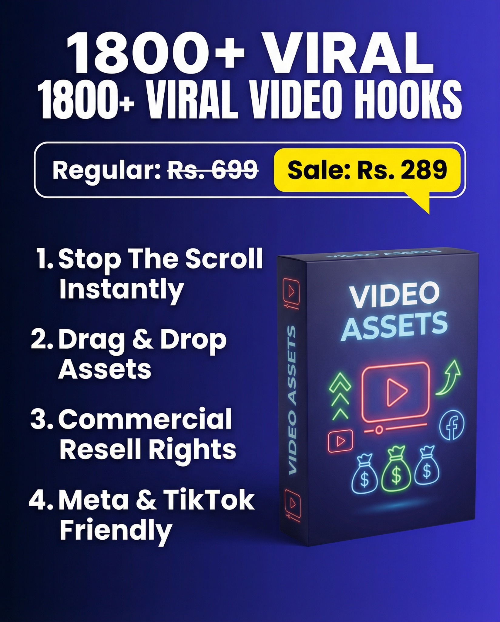Swipefilelab Facebook ad: Stop staring at a blank script.