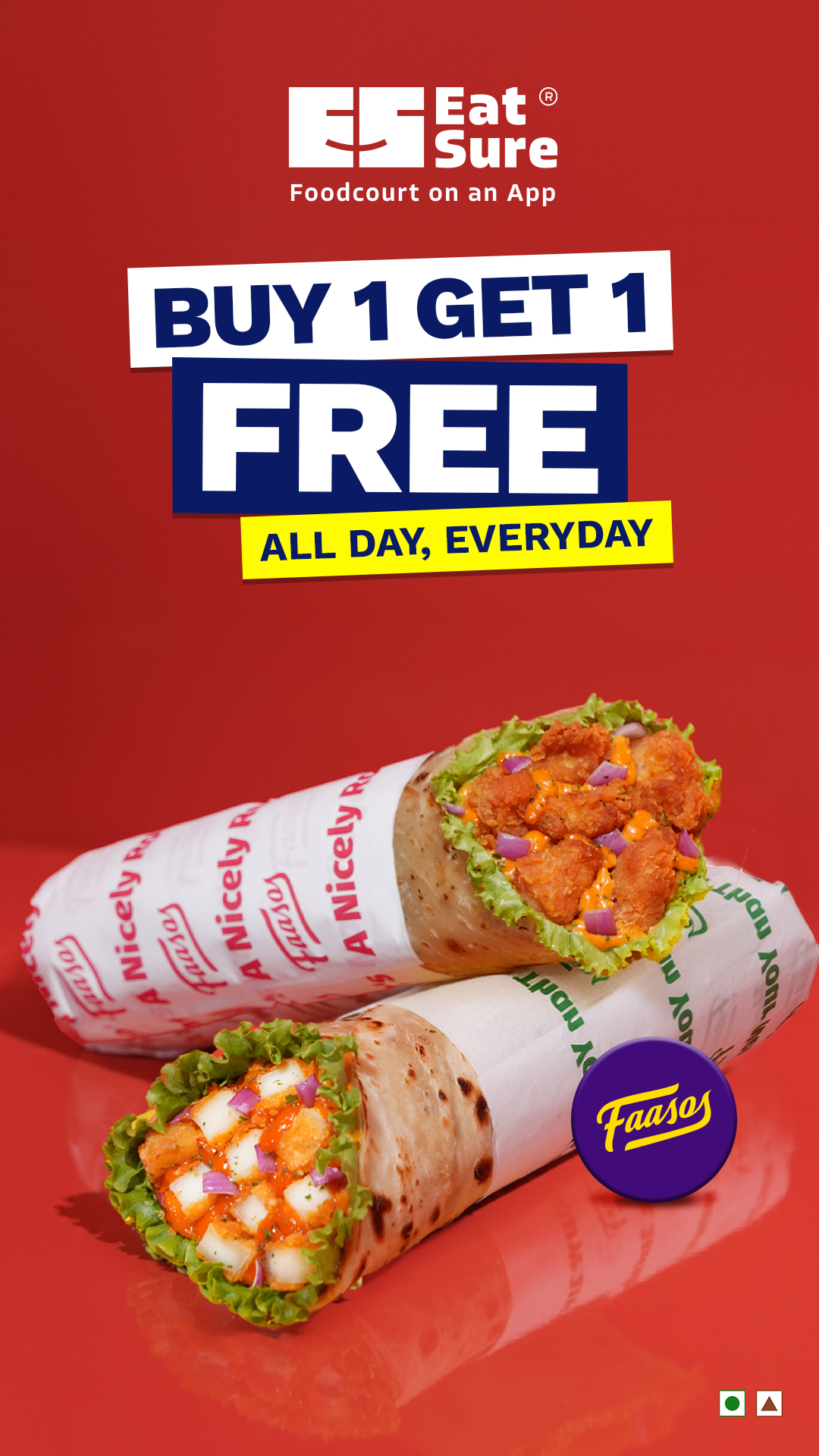EatSure - Foodcourt On An App Facebook ad