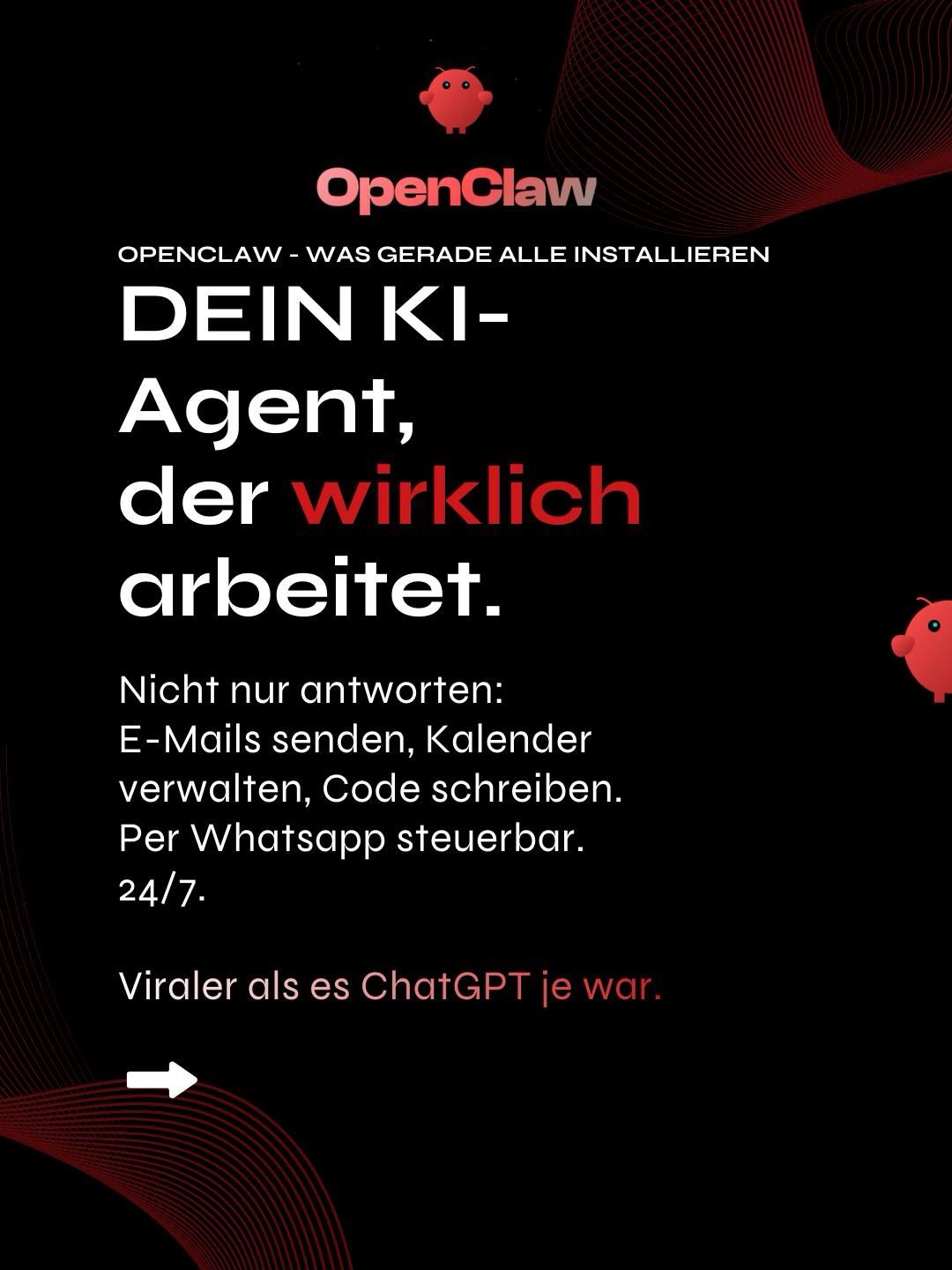 Digital Beat Facebook ad: Was wäre, wenn du morgens per WhatsApp sagst…