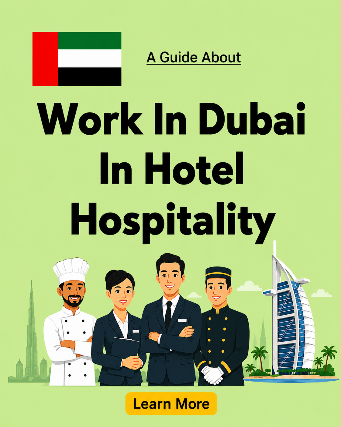 Paws and Whiskers Facebook ad: Learn more about hotel hospitality work in Dubai