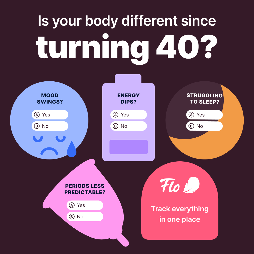 Flo App Facebook ad