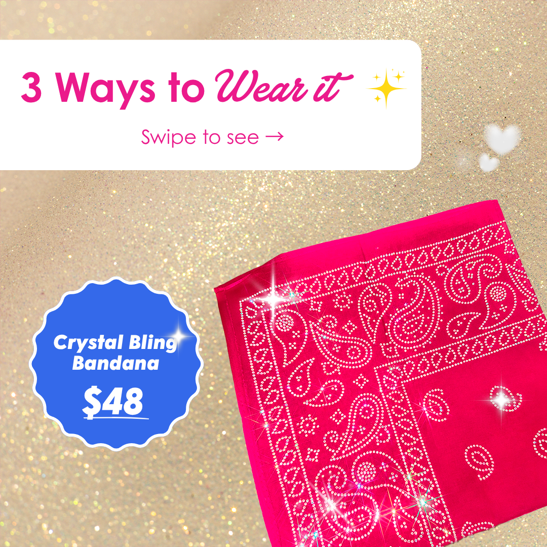 Bling’d Up Store Facebook ad: Sparkle isn't a season.