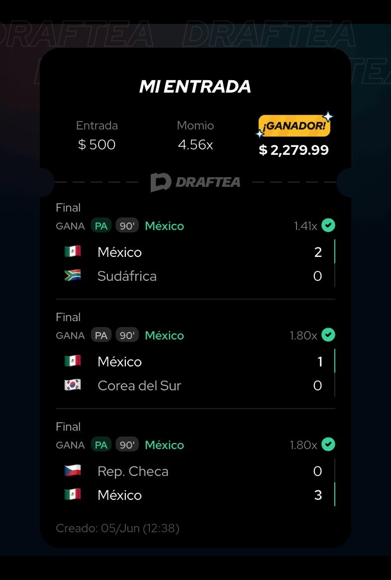 Draftea Mexico Facebook ad
