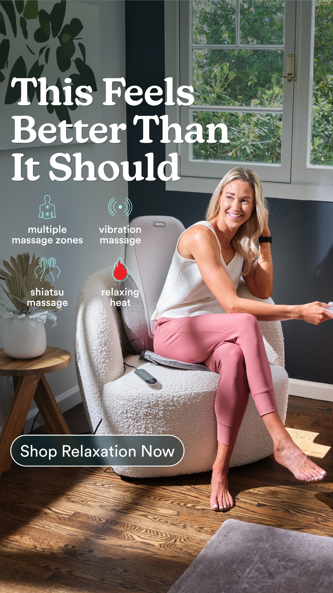 Homedics Facebook ad