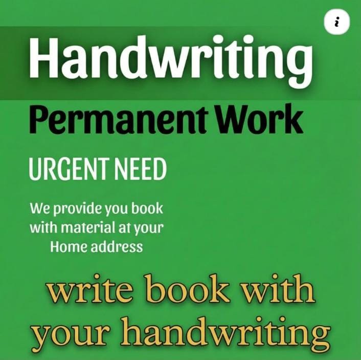 Writing work Facebook ad: JOIN FOR FREE