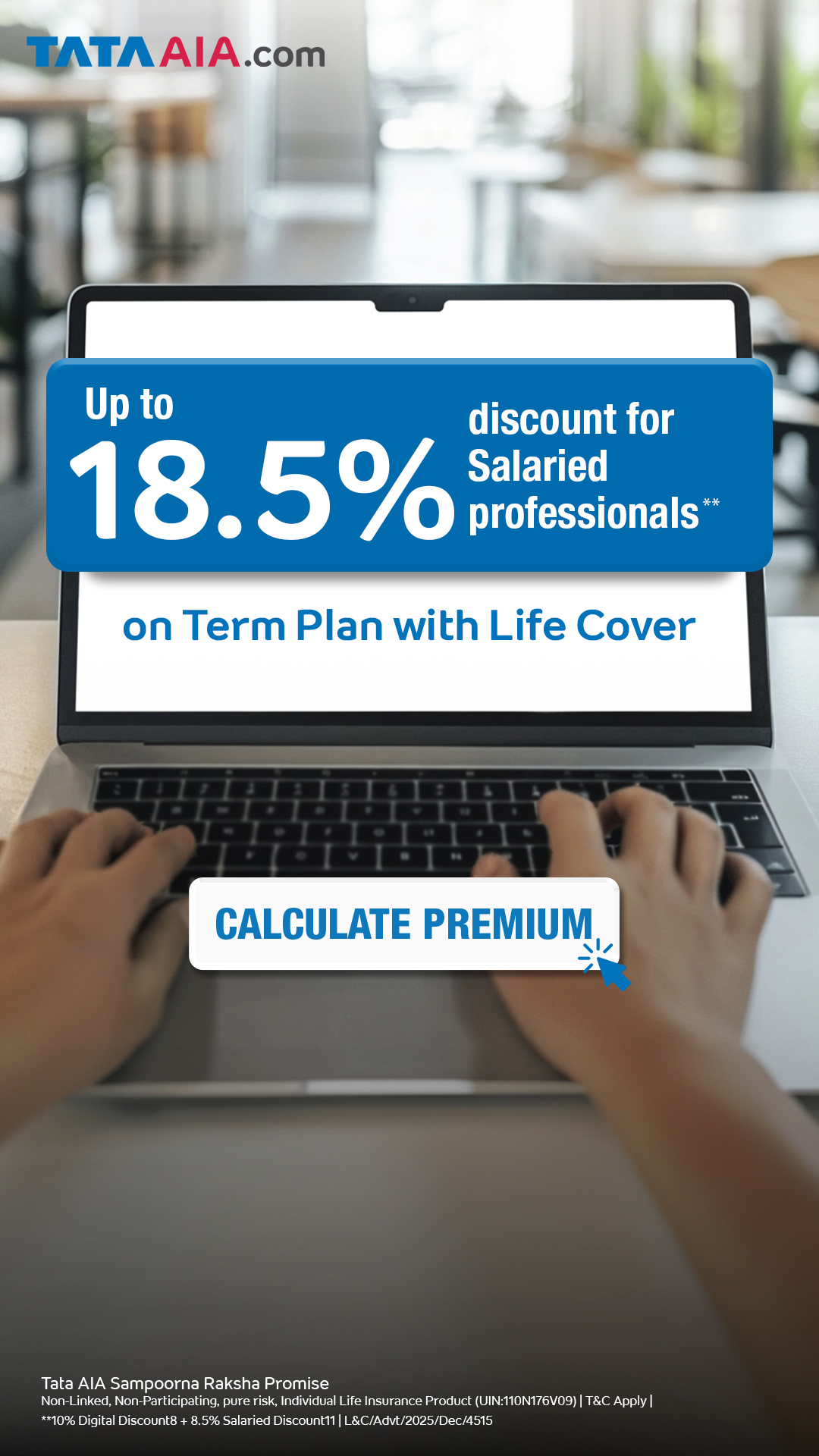 Tata AIA Life Facebook ad