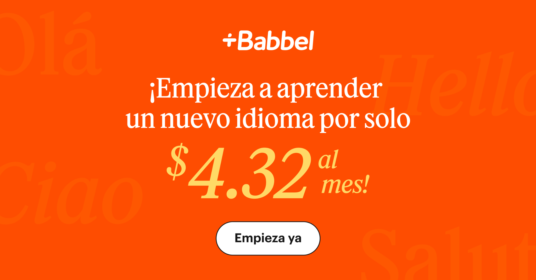 Babbel Facebook ad