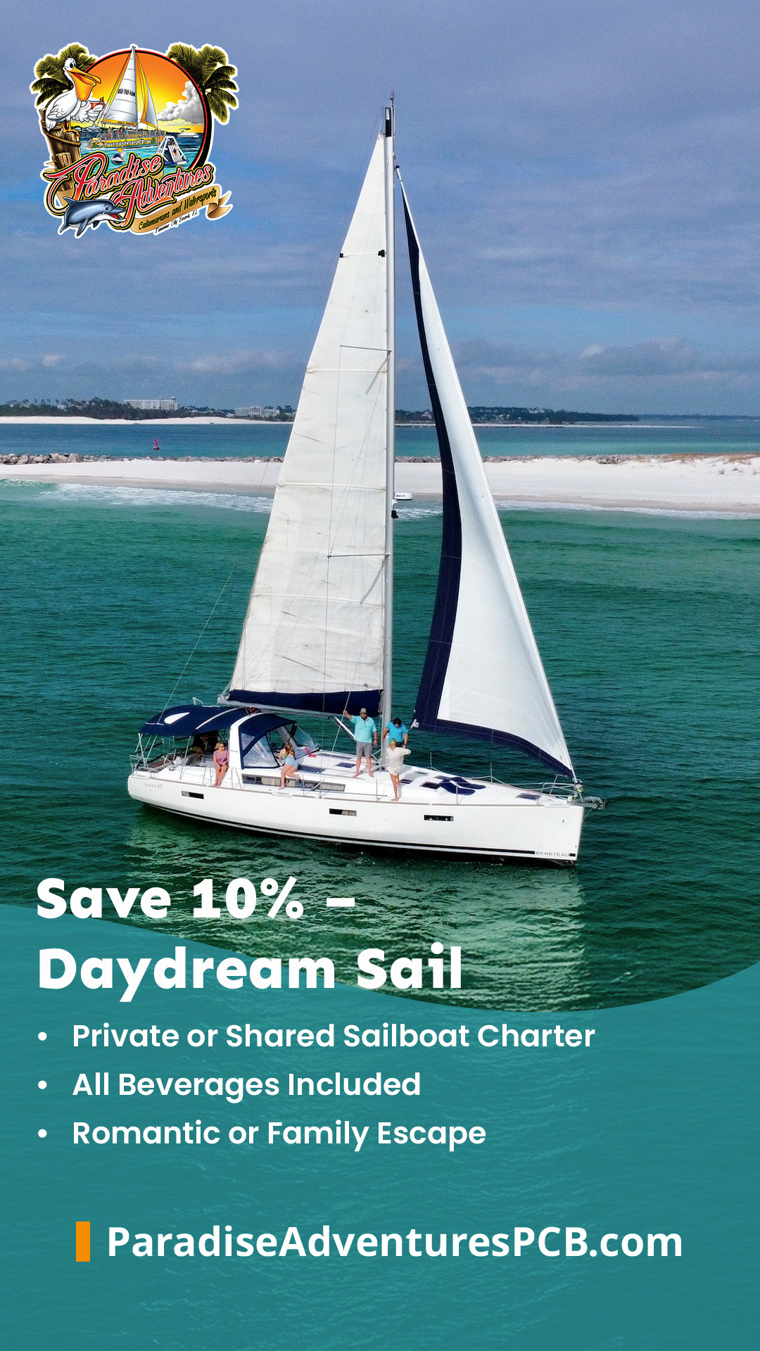 Paradise Adventures Facebook ad from Jun 22, 2026