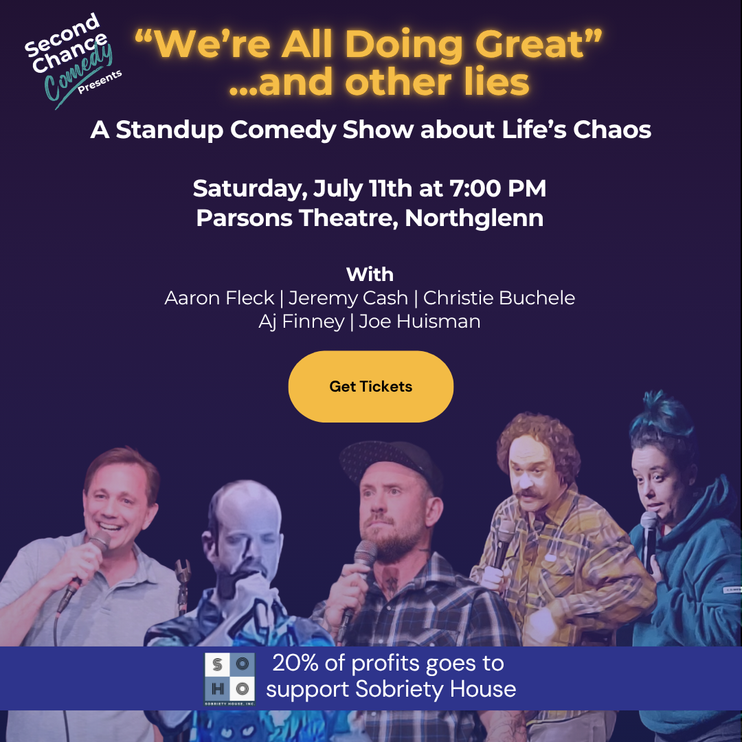 Joe Huisman Comedy Facebook ad: Who says comedy can't tackle the tough stuff?
