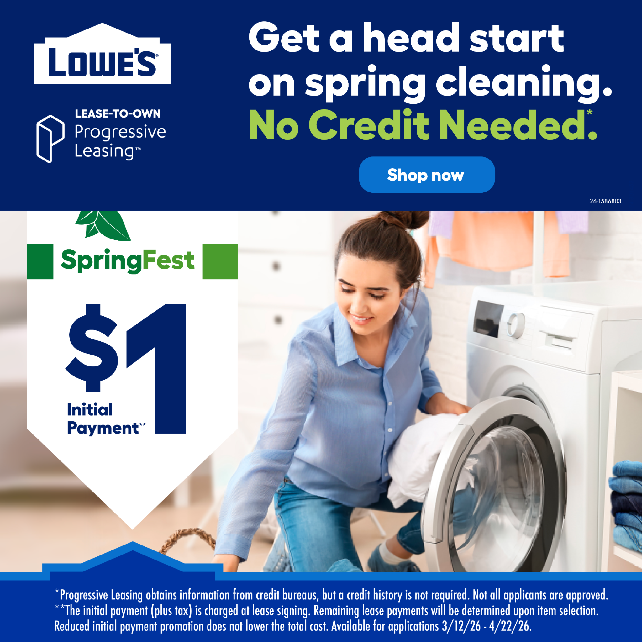 Progressive Leasing Facebook ad