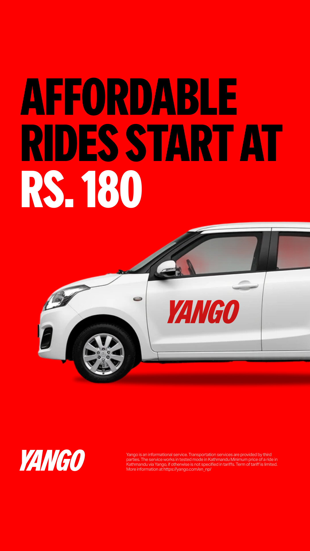 Yango Nepal Facebook ad