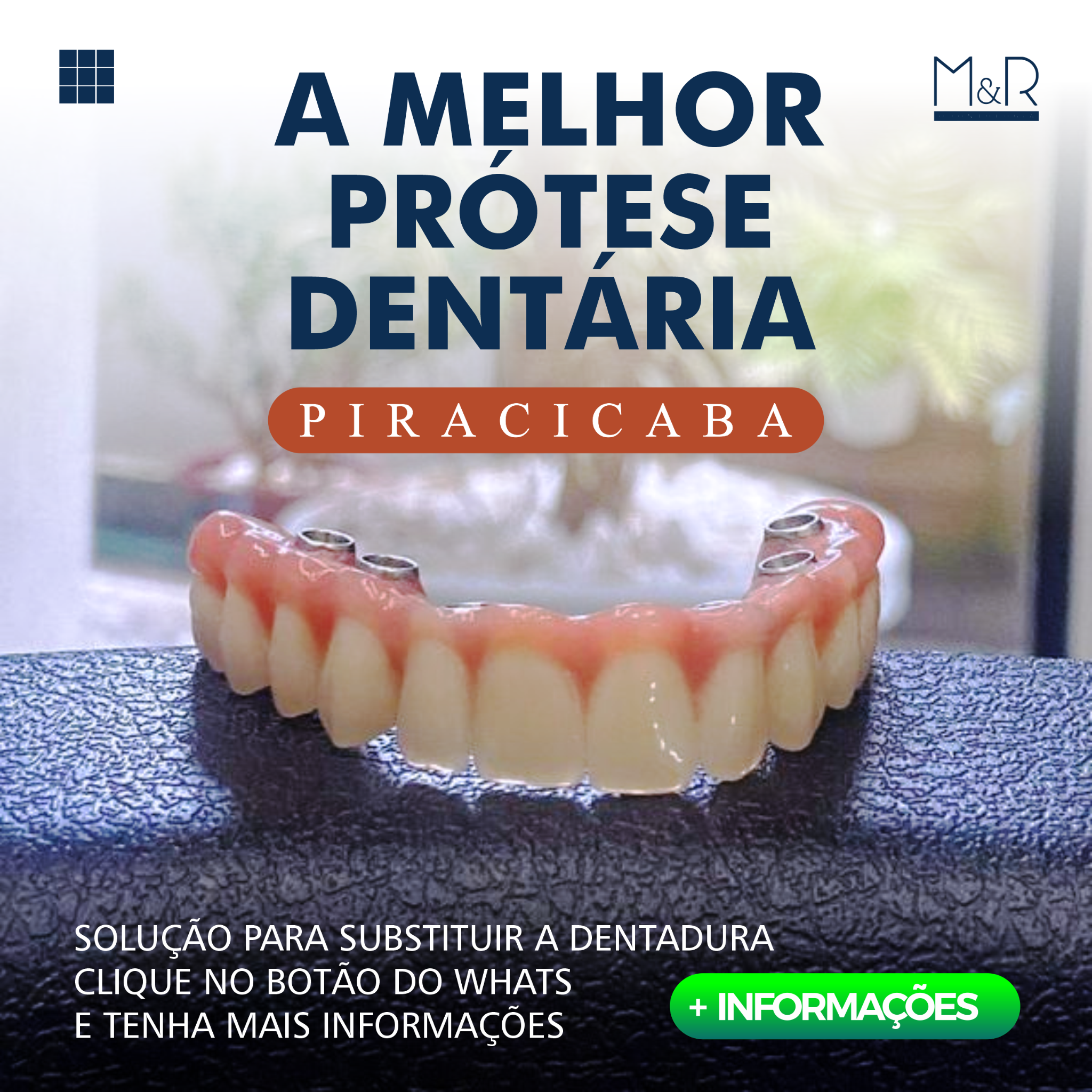 M&R Odonto Facebook ad: MAIS INFORMAÇÕES