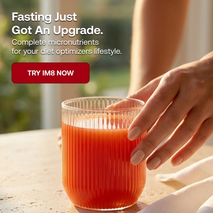IM8 Global Facebook ad: The Beckham Stack: Nutrition Meets Longevity