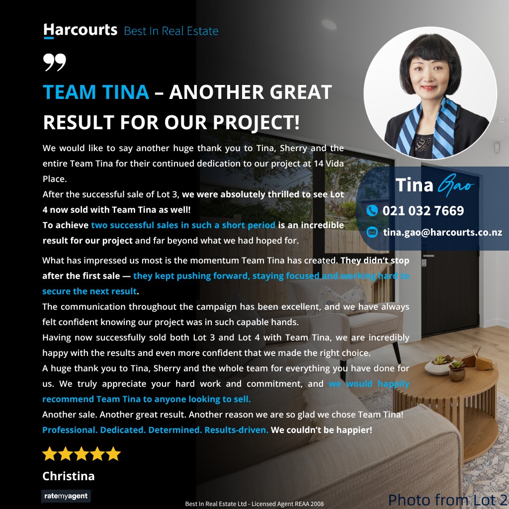 Tina Gao-Team Tina Real Estate Facebook ad: 4 of 6 Lots Sold at 14 Vida…