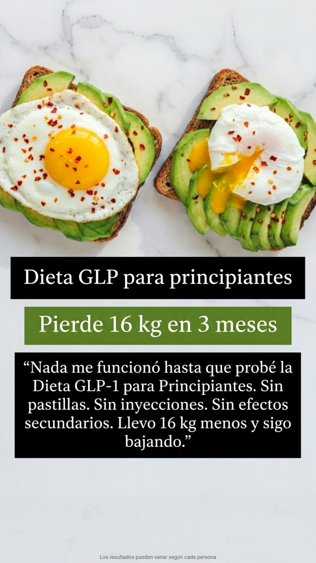 Eat Smart Every Day Facebook ad: ¡Solo 2 semanas para notar la diferencia!