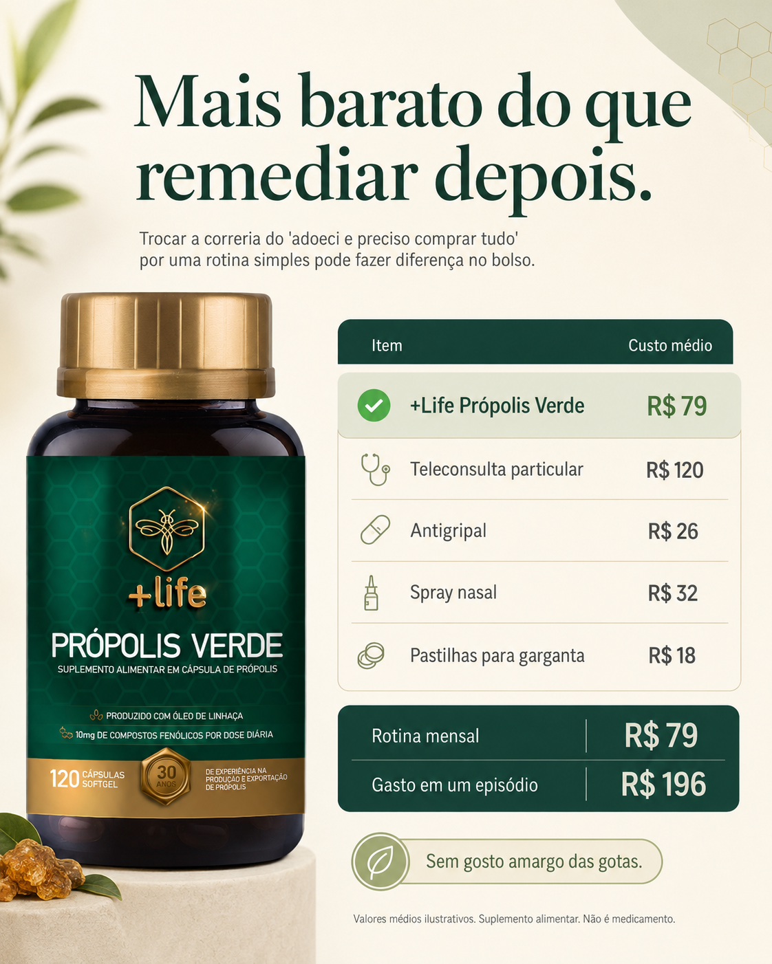 Mais Life - Suplementos Saudáveis Facebook ad