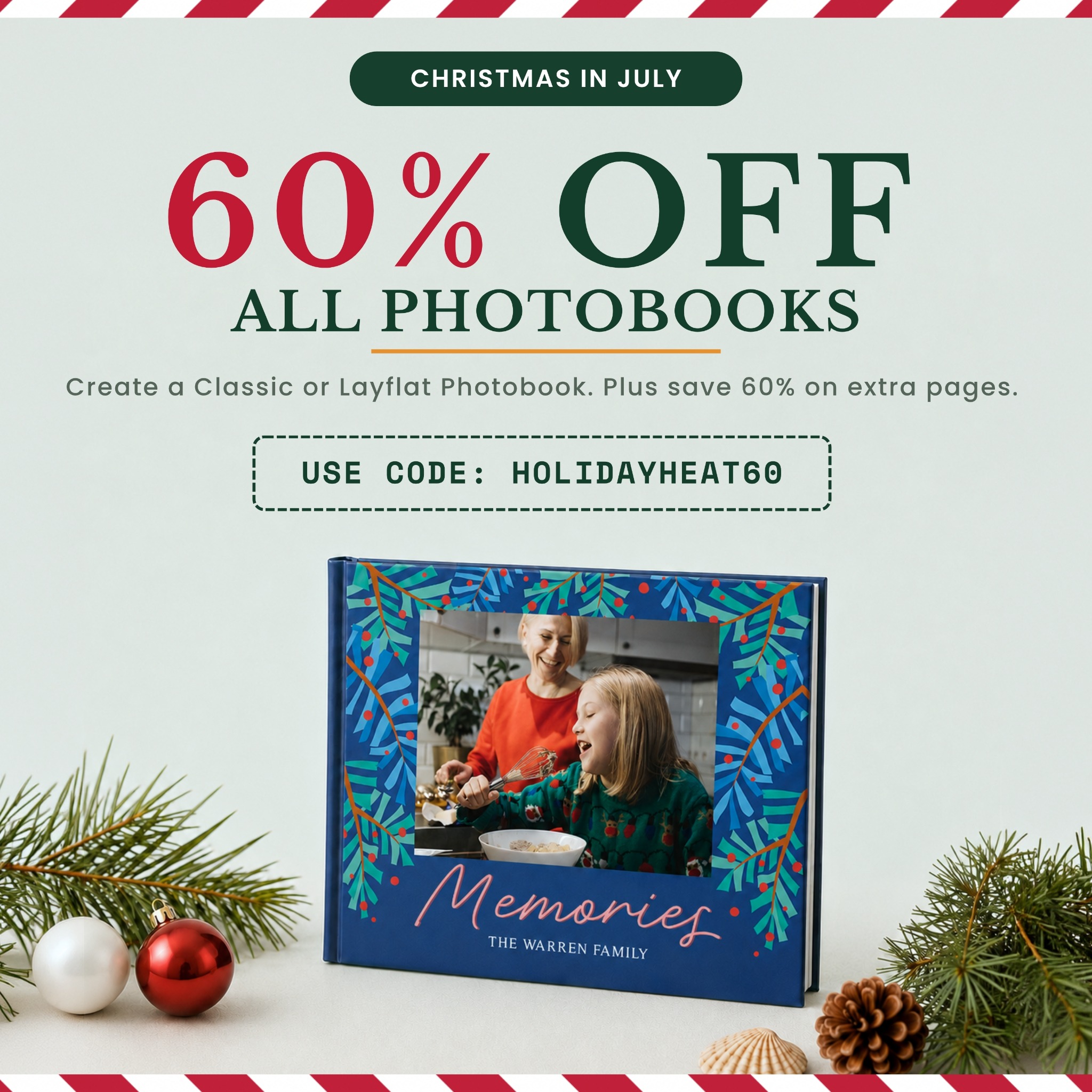 Picaboo Photobooks Facebook ad: Christmas came early!