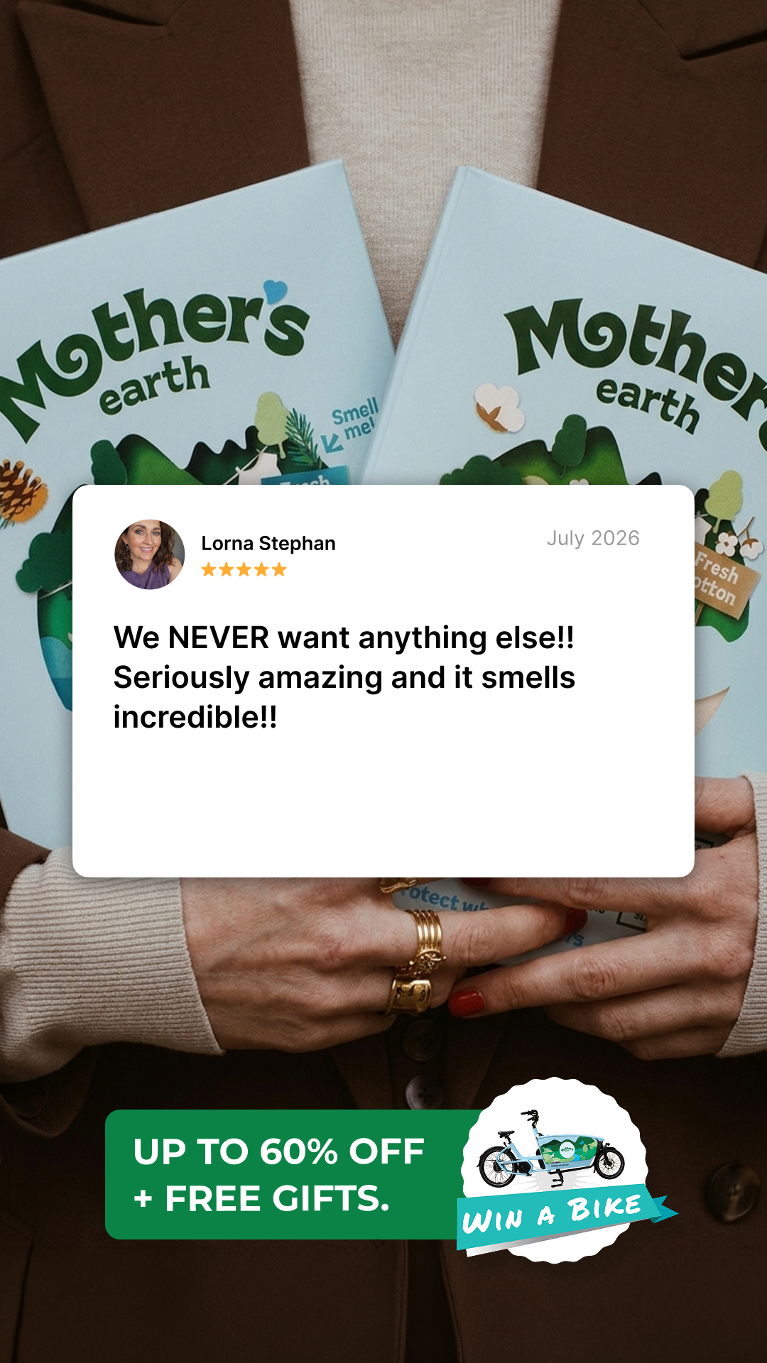 Mothers Earth Facebook ad