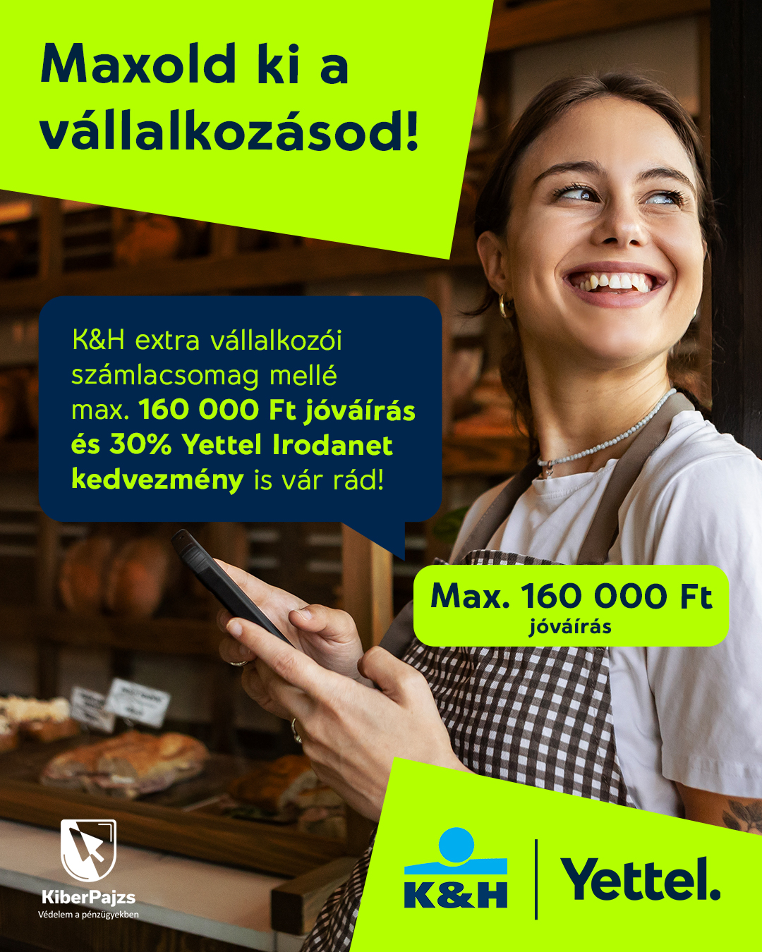 Yettel.Hungary Facebook ad: Adj lendületet vállalkozásodnak!