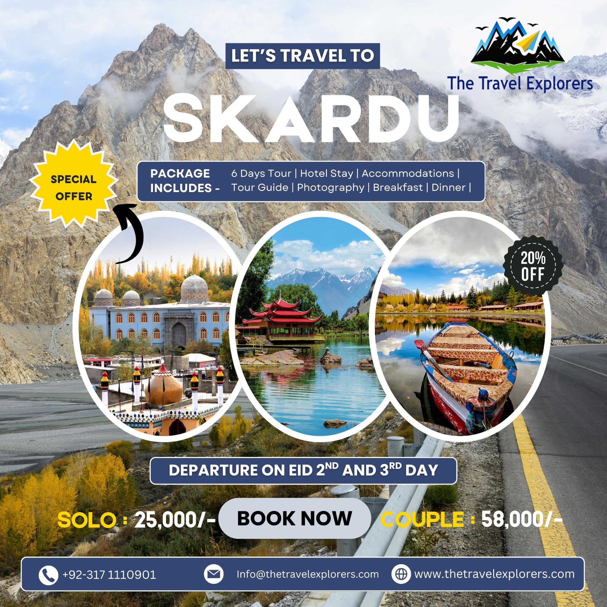 The Travel Explorers Facebook ad: ๐๐ฑ๐ฉ๐ฅ๐จ๐ซ๐ ๐๐๐ค๐ข๐ฌ๐ญ๐๐งโ๐ฌ ๐๐จ๐ฌ๐ญโฆ