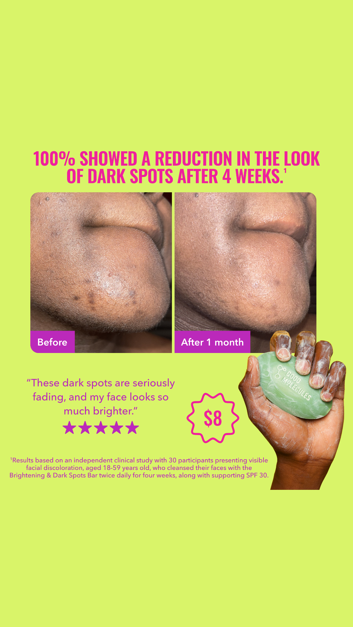Good Molecules Facebook ad