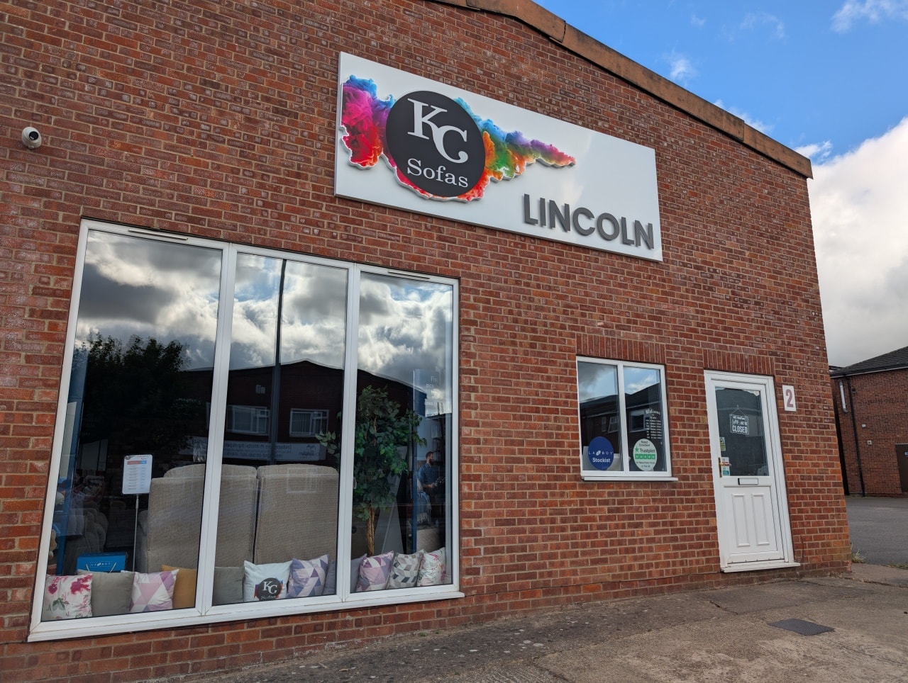 KC Sofas Lincoln Facebook ad: RATED SOFA STORE IN LINCOLNSHIRE