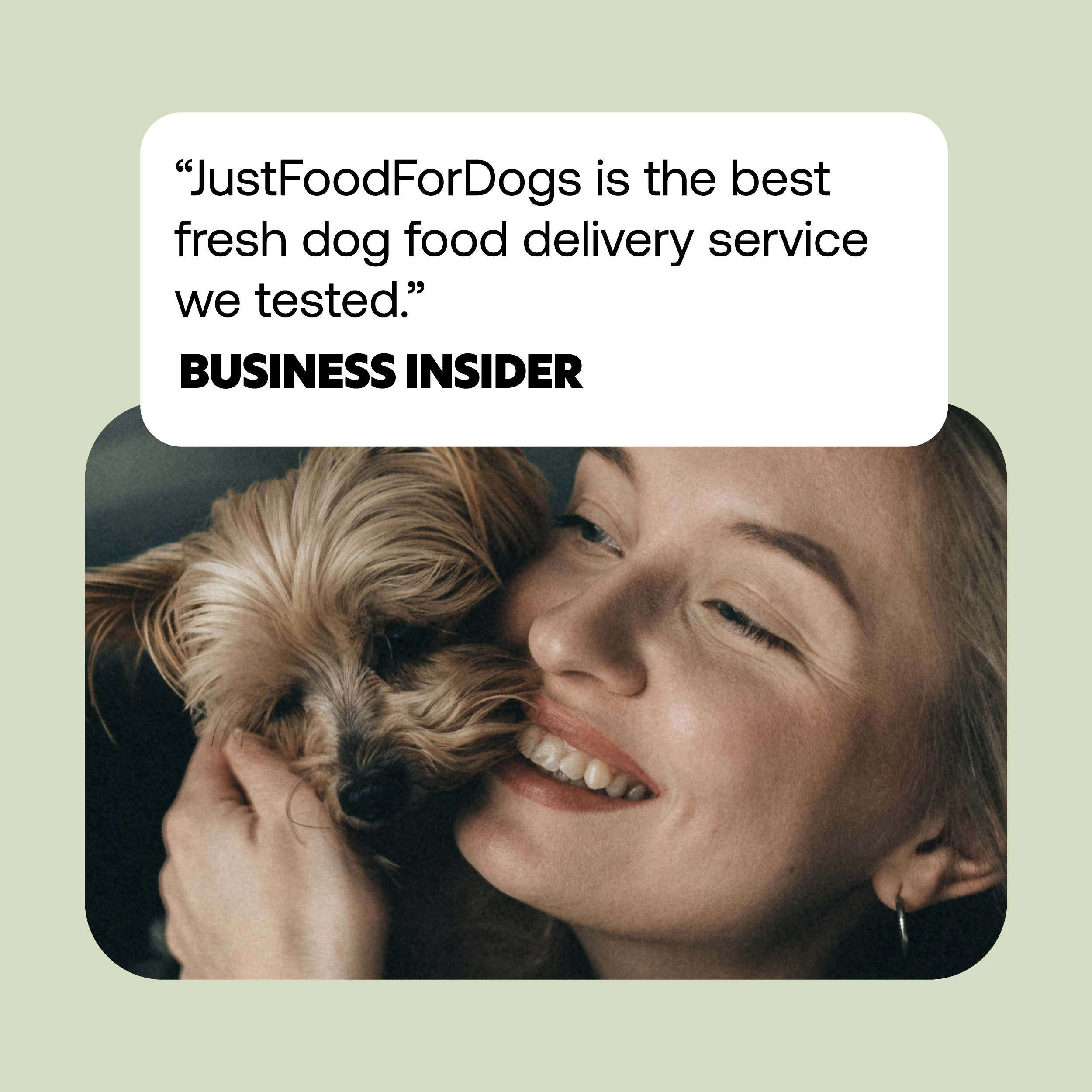 Just Food For Dogs Facebook ad