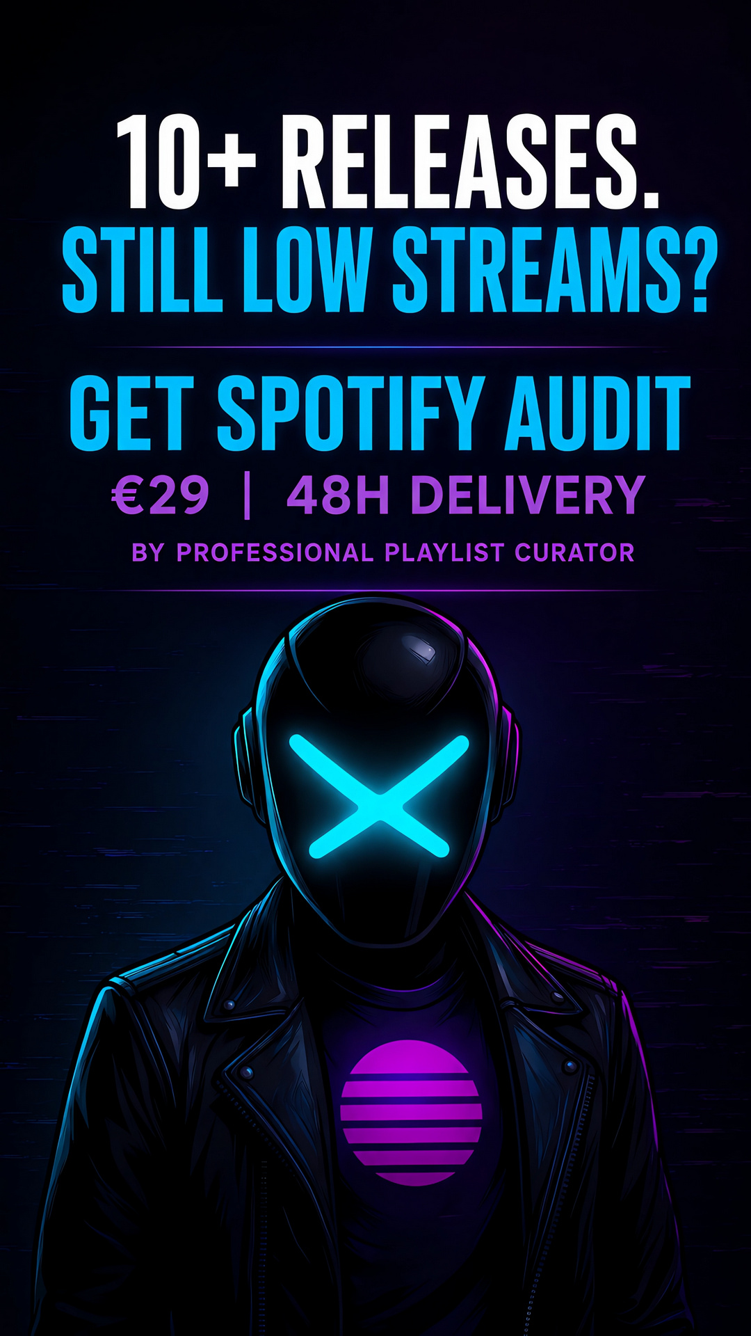 Lynx3R Facebook ad: Personal Spotify Audit