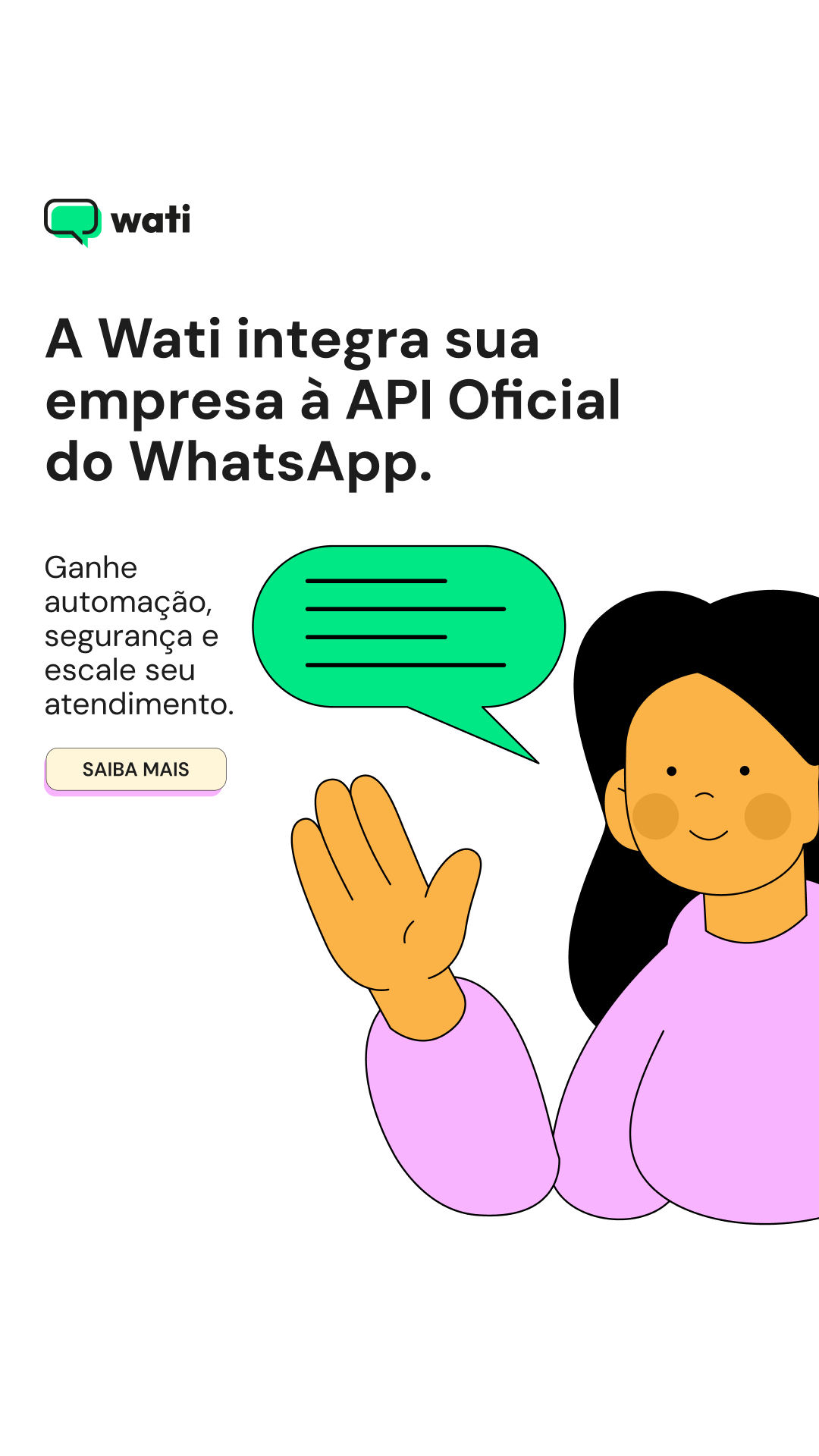 Wati Brasil Facebook ad
