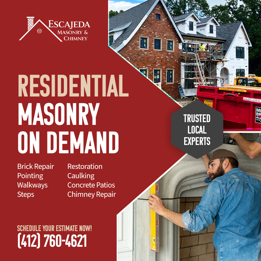 Escajeda Masonry Facebook ad: Residential Masonry for Your Home