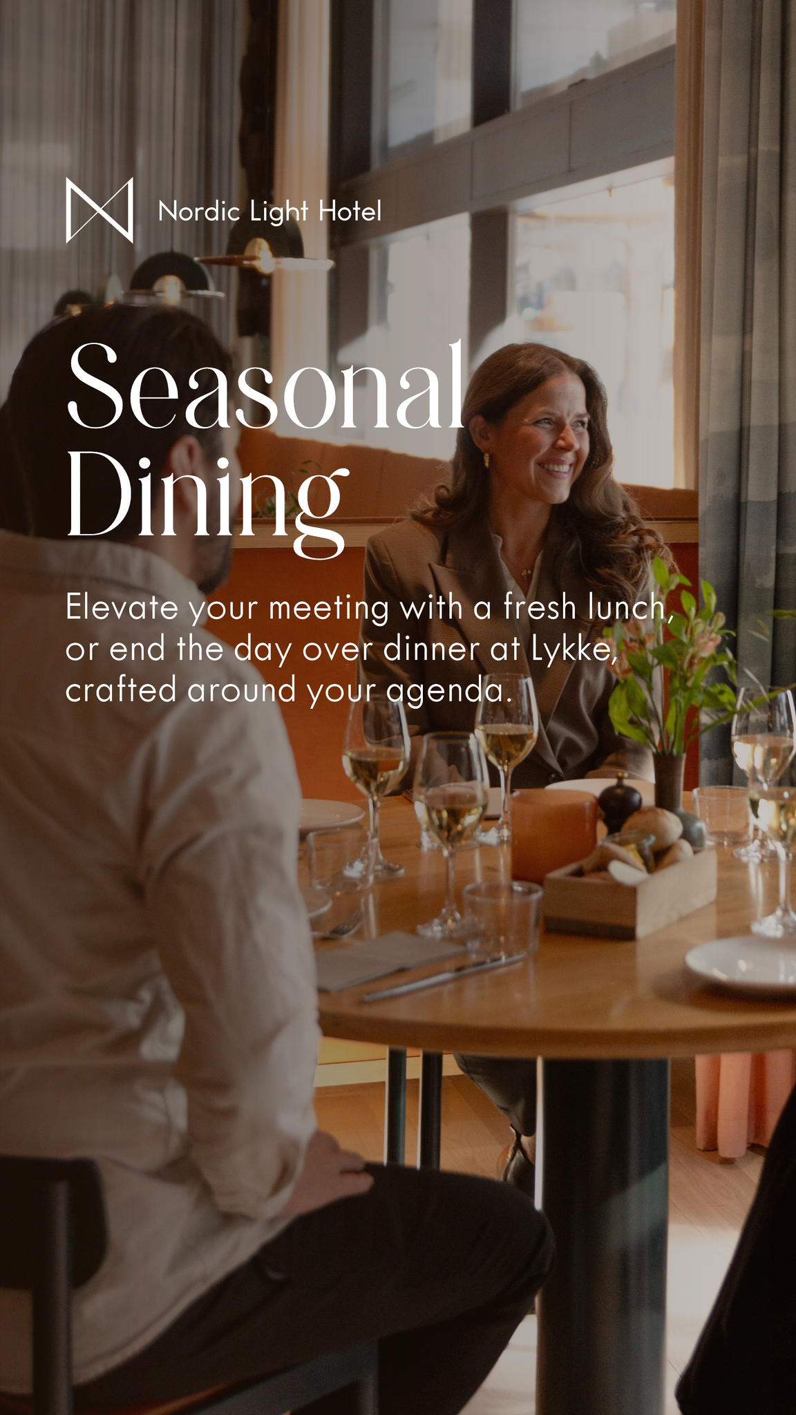 Nordic Light Hotel Facebook ad: Customize Your Conference Day