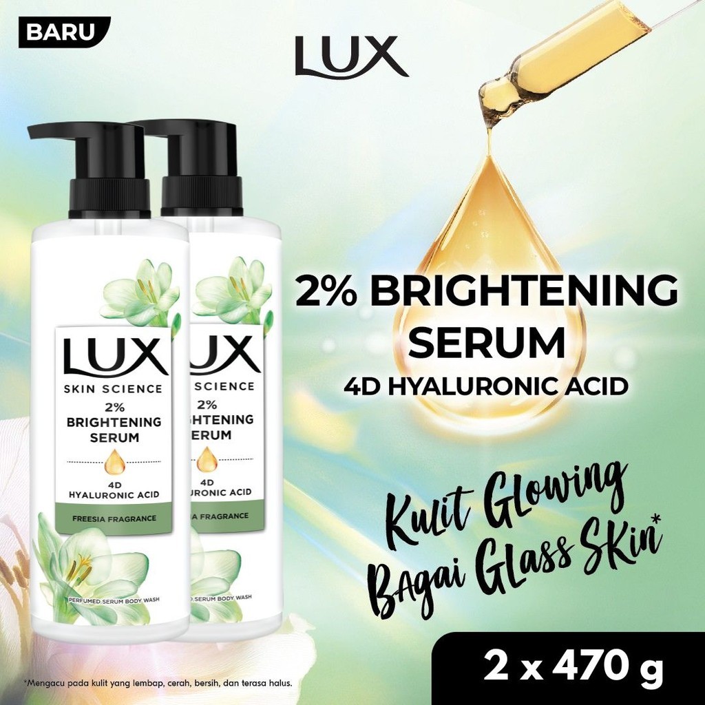 LUX Facebook ad: Lux Skin Science dengan 2% brightening serum dan…