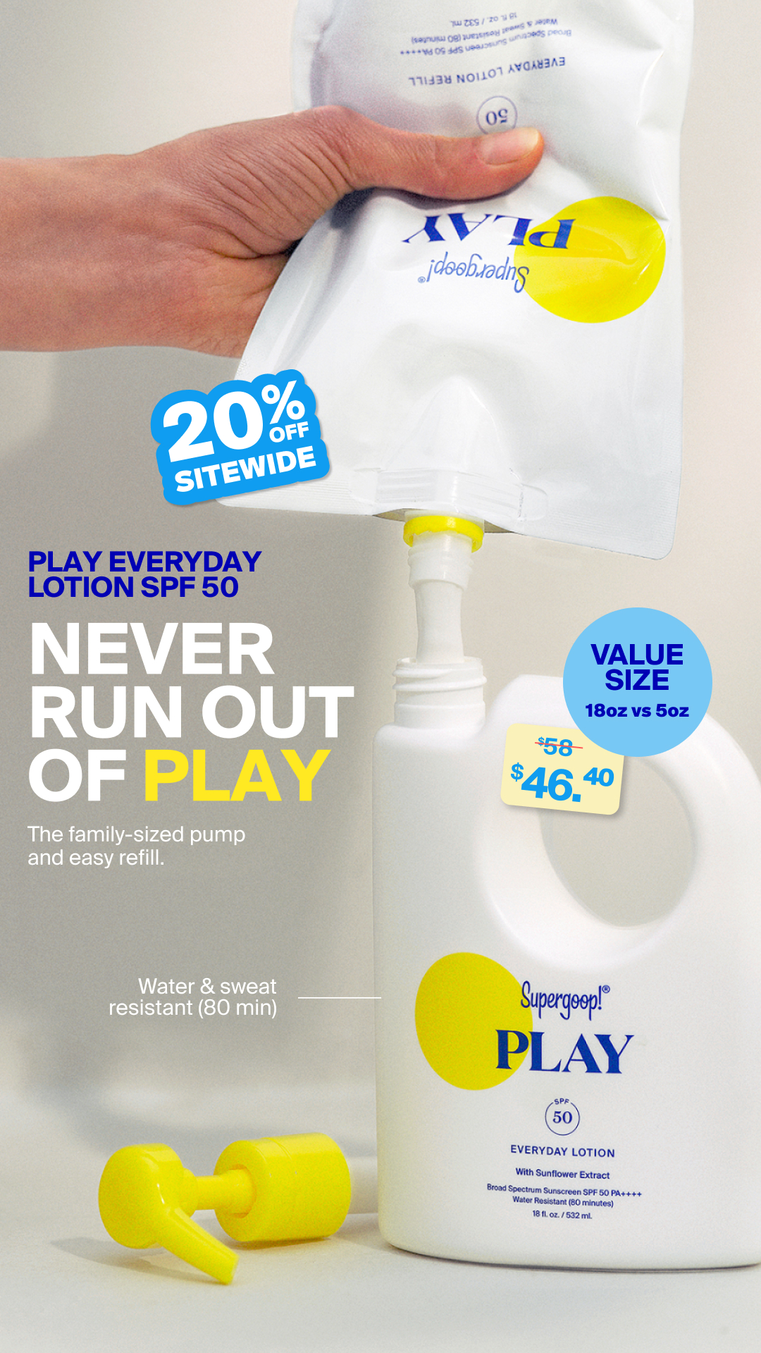Supergoop Facebook ad
