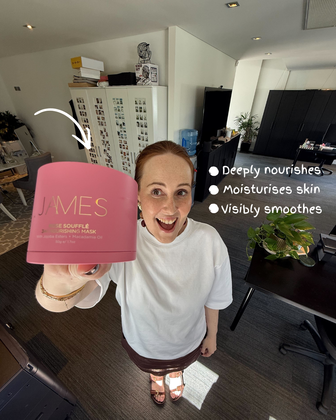 James Cosmetics Facebook ad: Staff picks Get ready to glow with the…