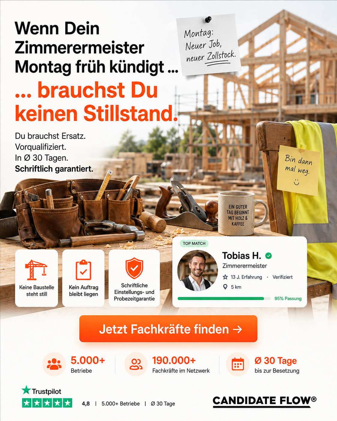 Candidate Flow GmbH - Recruiting Partner für den Mittelstand Facebook ad