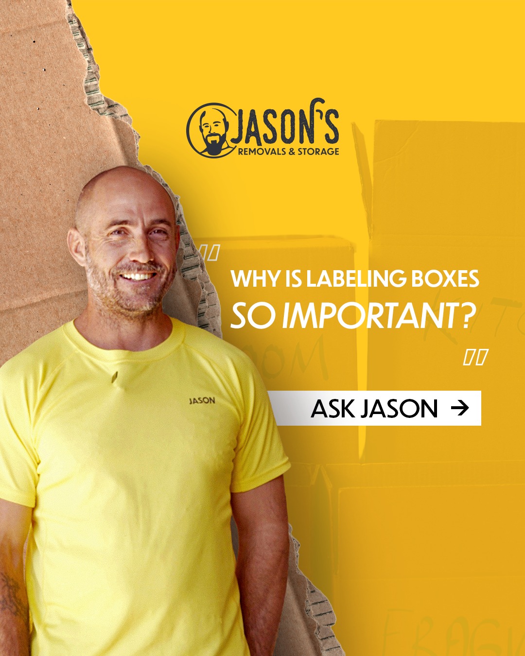 Jason's Removals & Storage Facebook ad