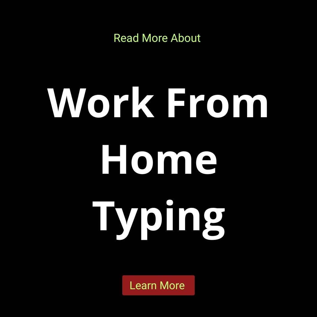 Fit & Thrive Facebook ad: Learn About Work From Home Typing Roles
