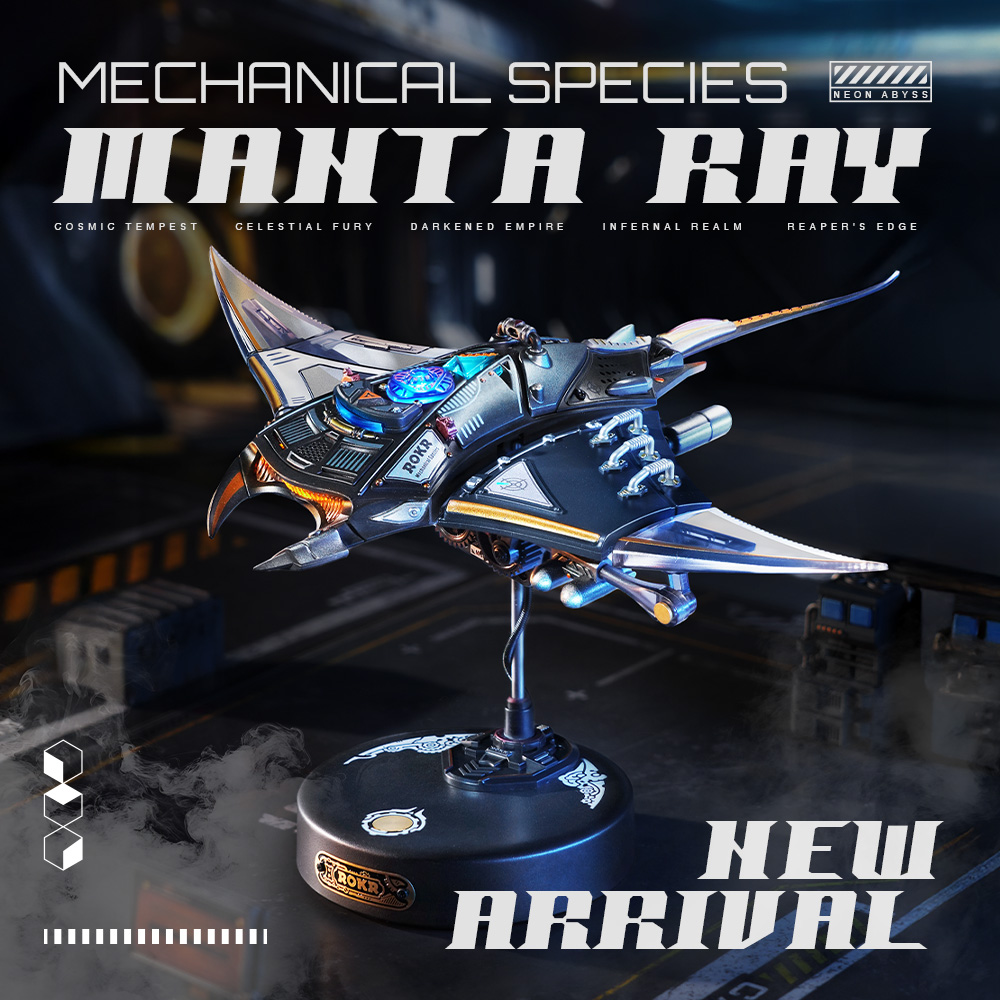 ROKR Facebook ad: ROKR Manta Ray Mechanical 3D Puzzle